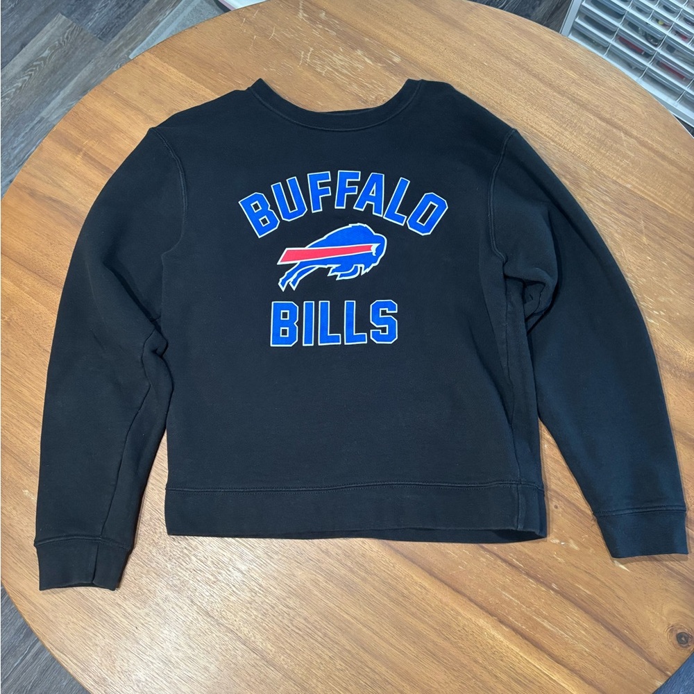 Buffalo Bills Black Crew Sweatshirt